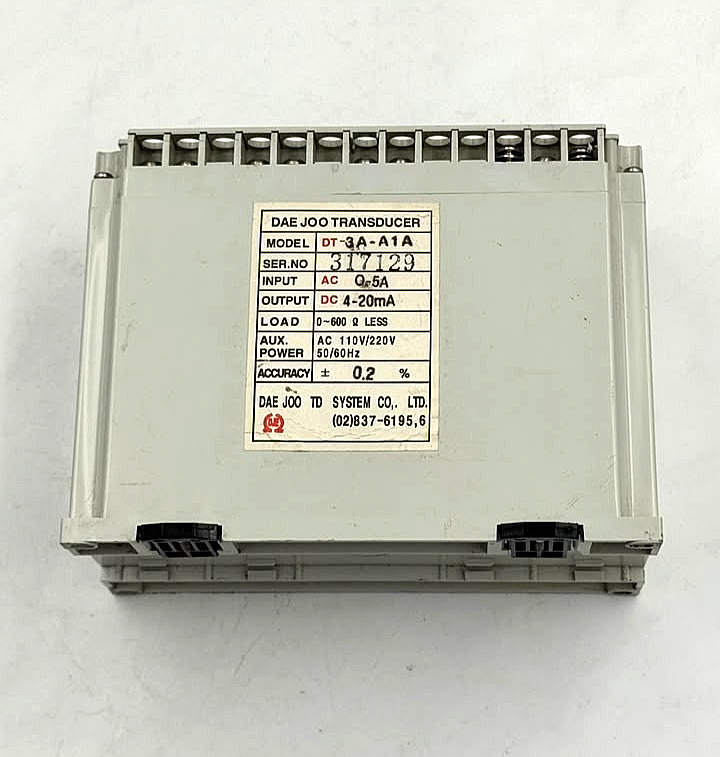 Daejoo DT-3A-A1A Current Transducer | AC 110/220V - saleem al tamimi electric equipment trading co llc-UAE