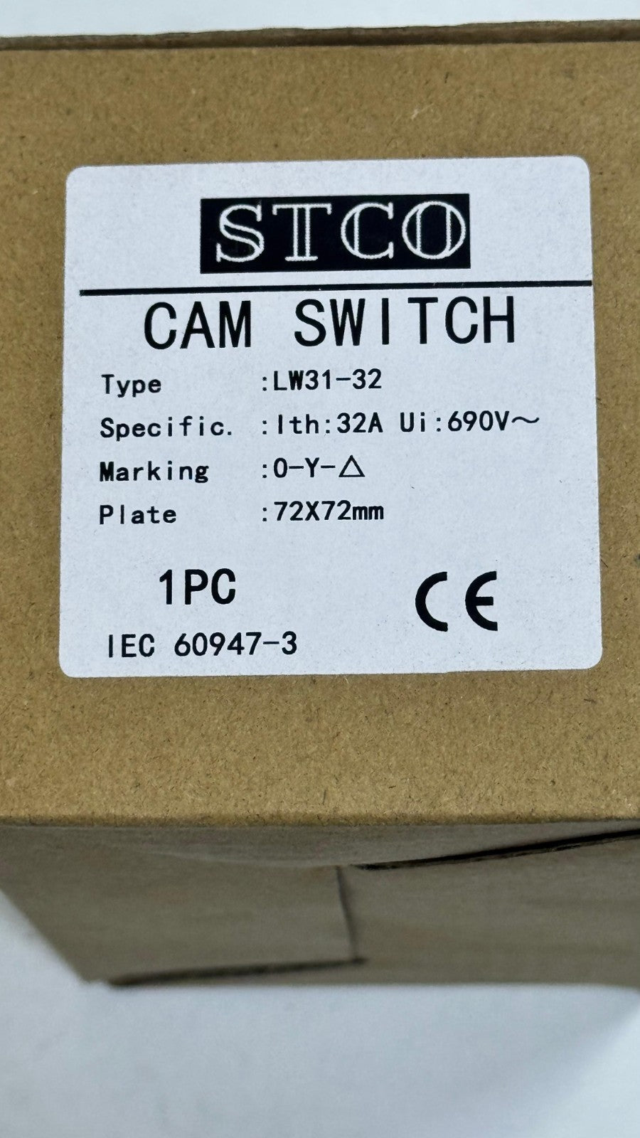 STCO | LW3132 | Cam Switch | 32A | 690V | Fast Shipping2