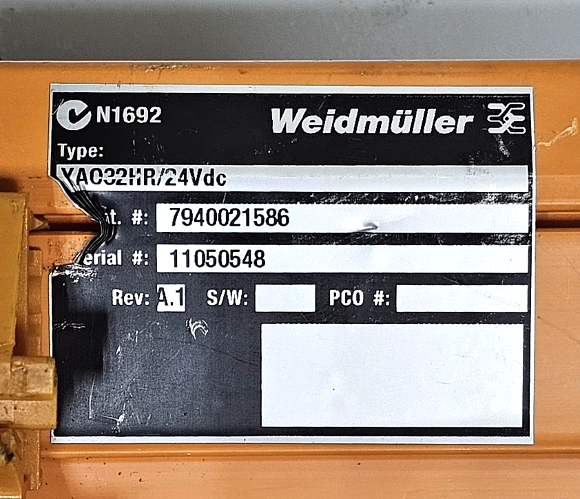 Weidmüller YAC32HR/24VDC Relay Module | Fast Shipping1