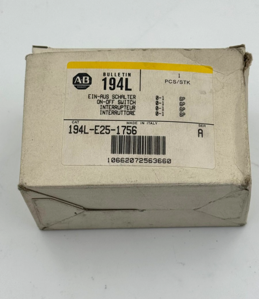 AllenBradley Bulletin | 194LE251756 | ONOFF Switch | Made in Italy8
