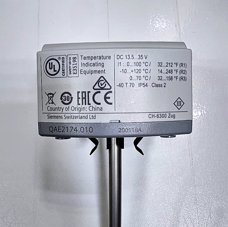 Siemens QAE2174.010 Temperature Sensor | Fast Shipping2