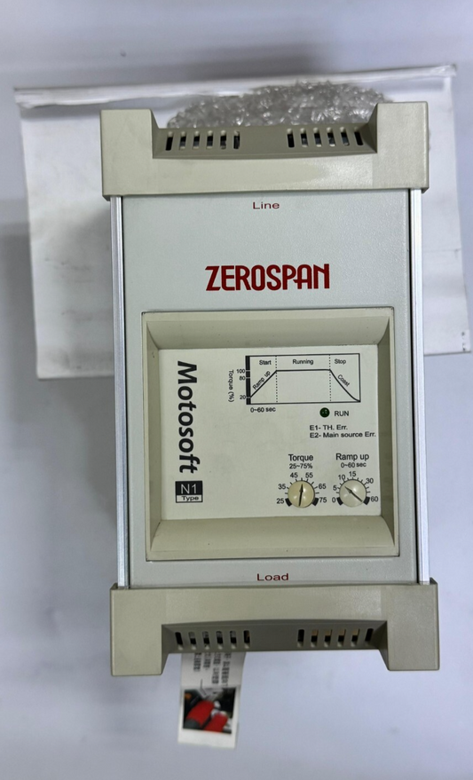 Motosoft ZEROSPAN N1*32017Motor Soft Starter –380V AC, 17A | Coil AC 220V0