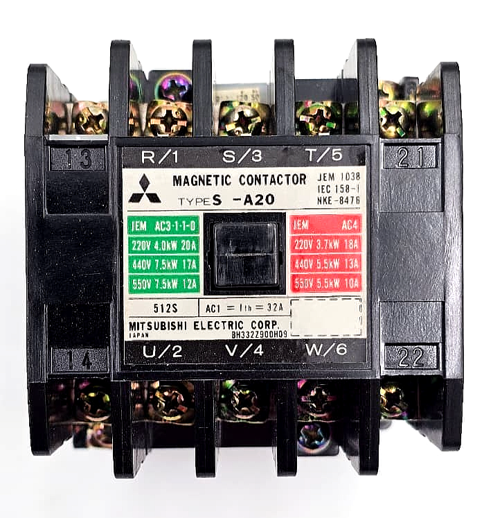 Mitsubishi Electric SA20 | 32A 208220V 5060Hz | Magnetic Contactor | Japan1