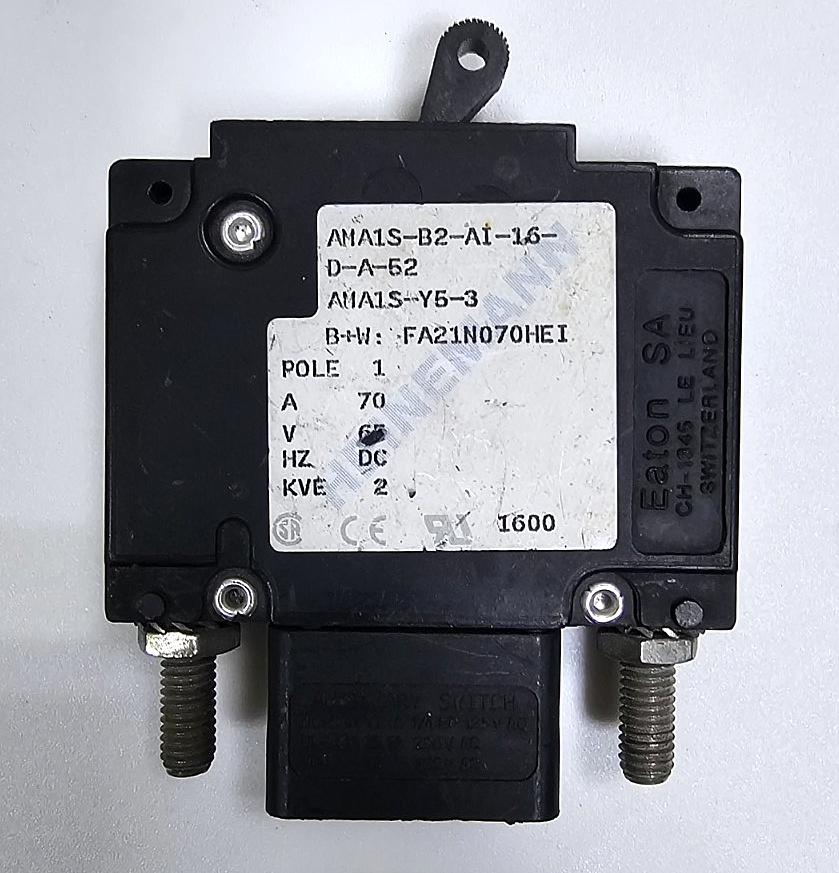 Heinemann, AMA1SB2AI16DA52, AMA1SY53, Auxiliary Switch 70A 65VDC 1Pole0