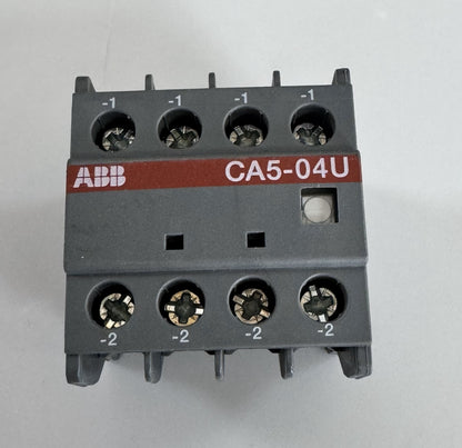 ABB CA504U Auxiliary Contact Block – 4NO, 1SBN010040R1304 – CE Marked2