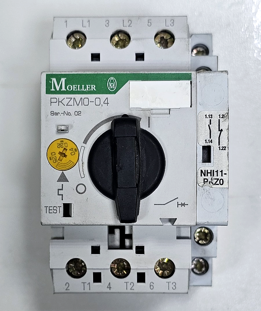 Moeller PKZM00.4 Motor Protection Circuit Breaker | 0.4A0
