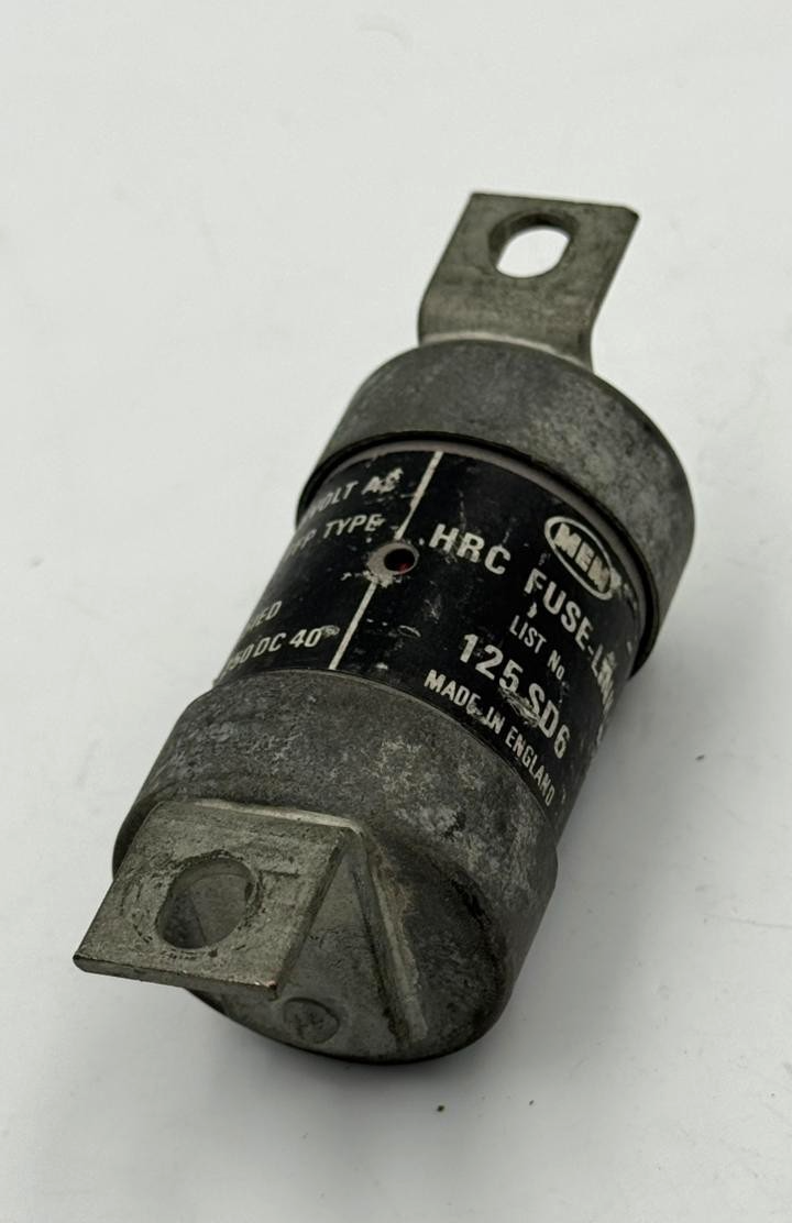 MEM | 125 SD6 | HRC Fuse Link | 125 A | Made in UK ( 1 Pcs  )0