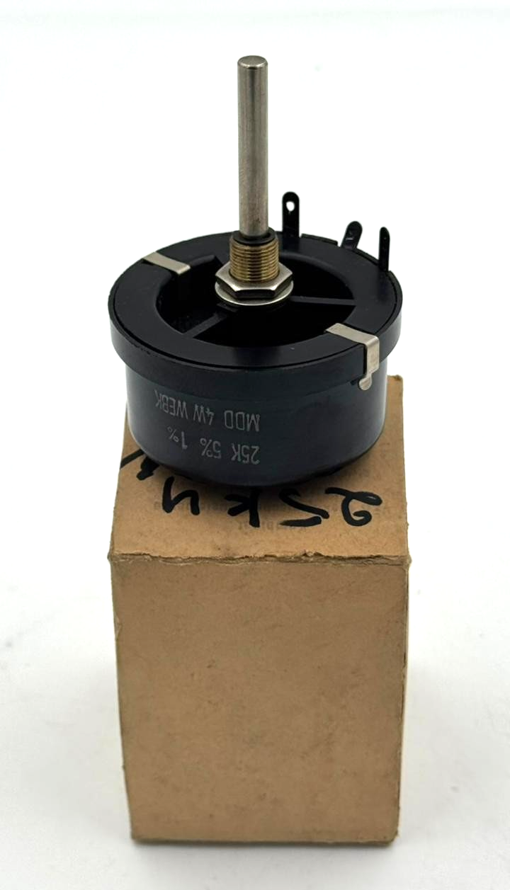 MDD 4W WEBK 25K Potentiometer | 4W Variable Resistor | 5% & 1% Tolerance( 1 PCS0
