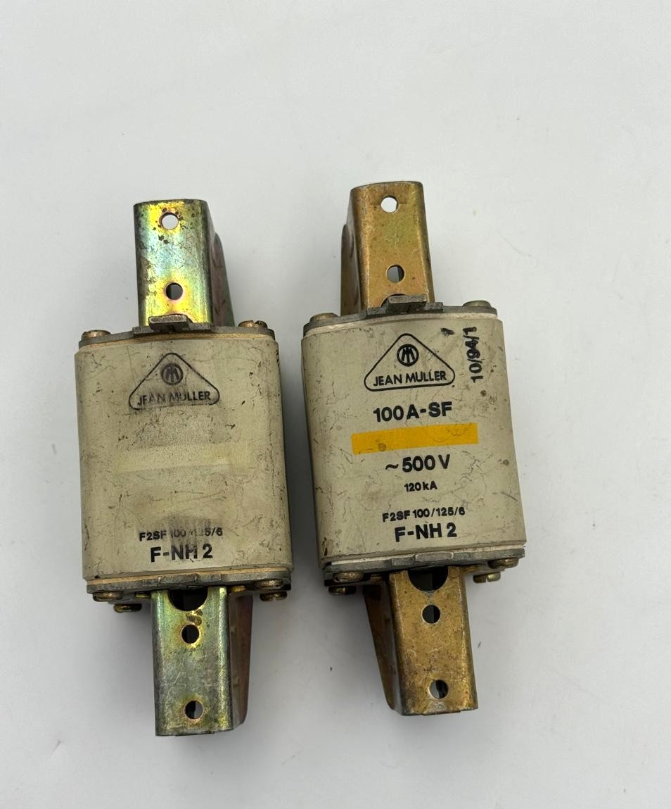 Jean Müller | 100A SF |  Fuse Set | 500 V | 100 A| Made in Germany ( Pack Of 2 )1