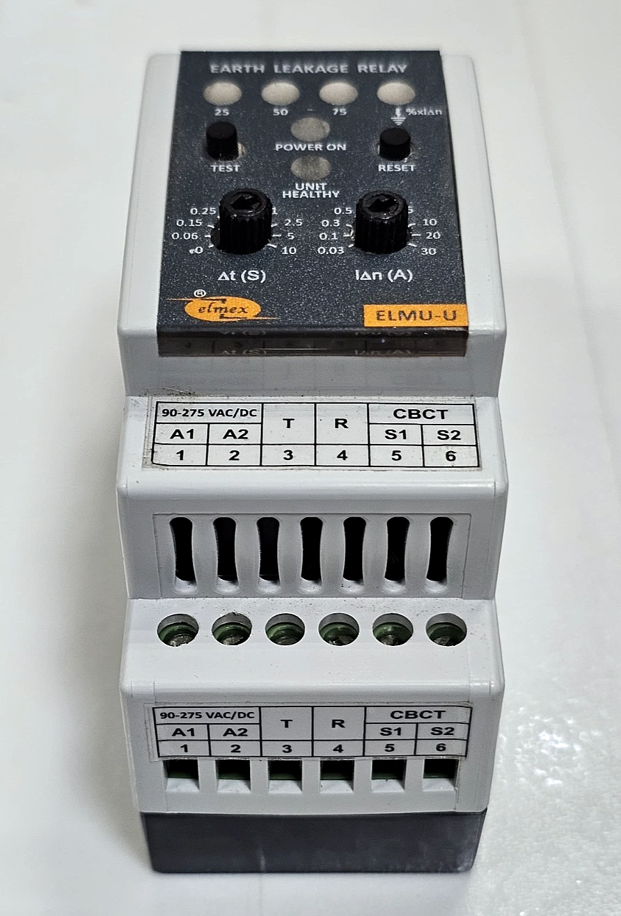 Elmex ELMUU | Earth Leakage Monitoring Unit 30A | 275 VACFast Shipping7