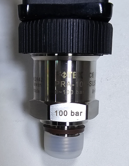 Fotek PRA100SUS14GLM Pressure Transmitter 100 BAR, 8~30VDC, 420 mA3