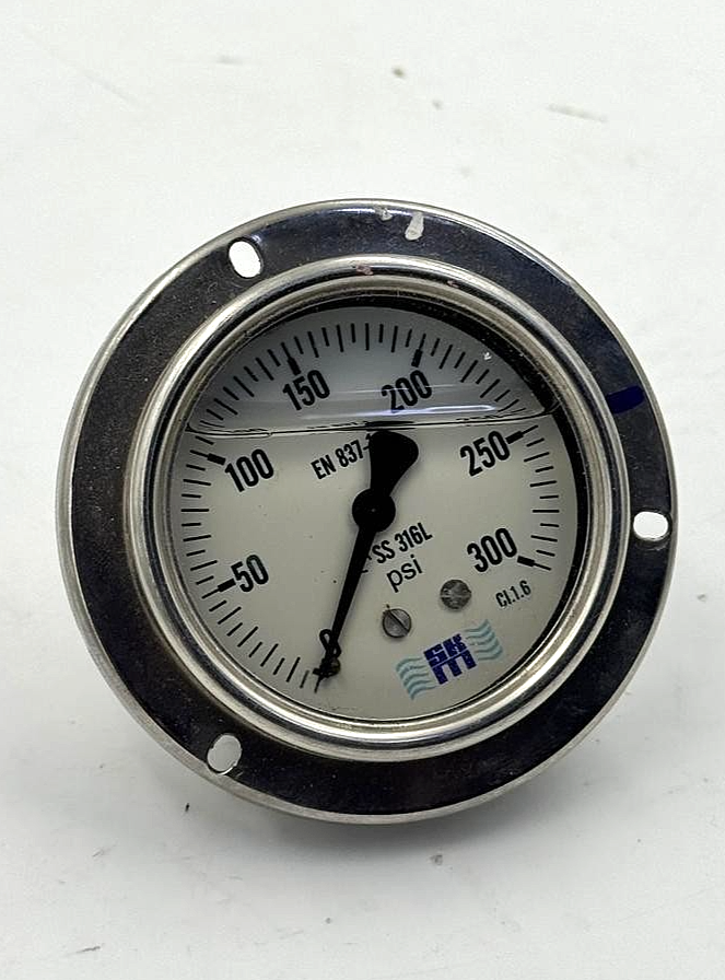 SK Compound SS 316L Pressure Gauge | 0300 PSI1