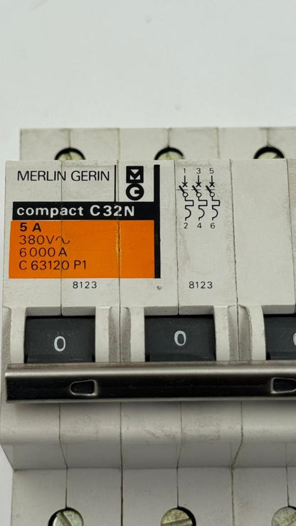 Merlin Gerin Compact C32N | 5A | circuit breaker(1 pcs )2