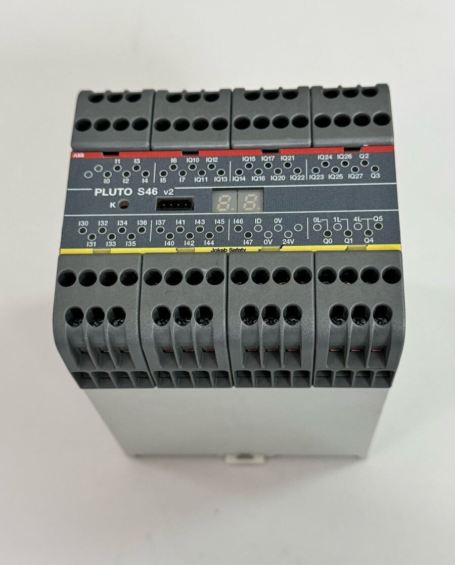 ABB Pluto S46 v2 Programmable Safety Controller | SIL 3, TÜV Certified | 24VDC2