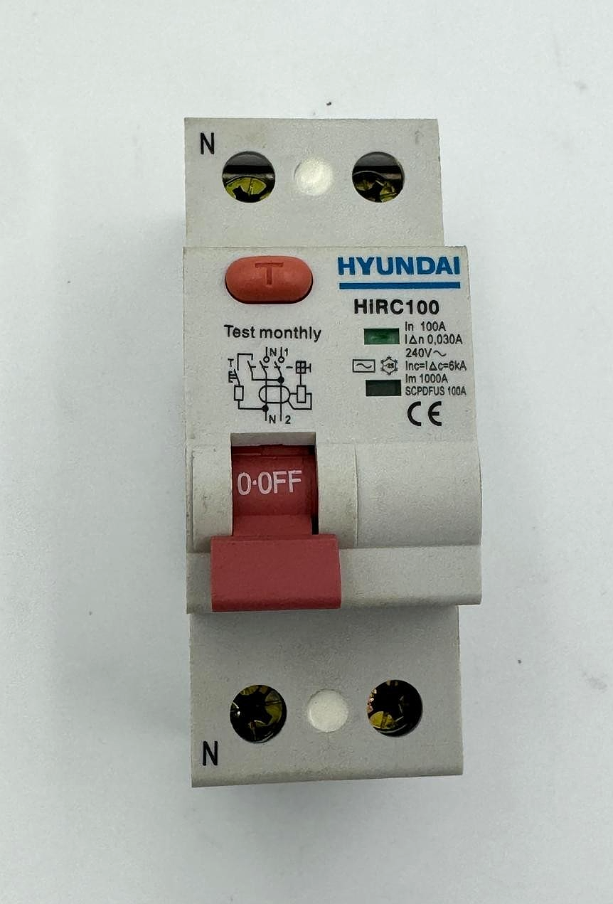 Hyundai HIRC 100 | Earth Leakage Circuit Breaker | Made in Korea( 1 PCS )0