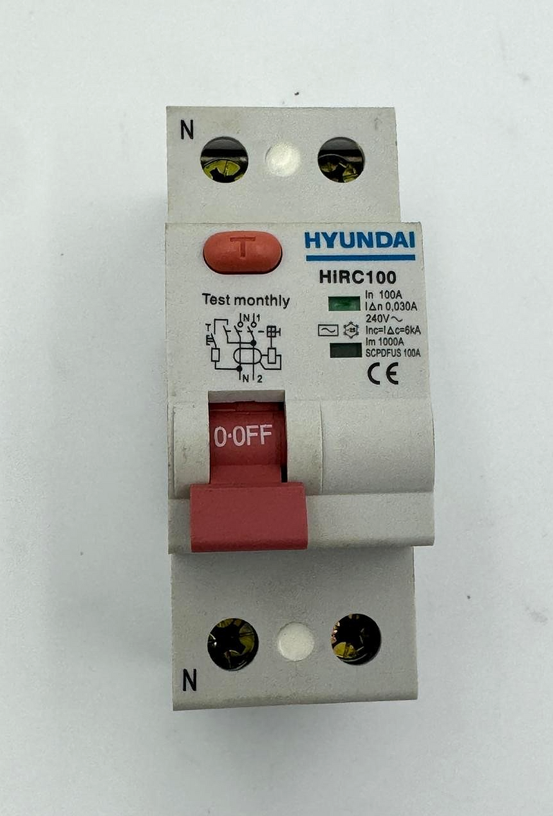Hyundai HIRC 100 | Earth Leakage Circuit Breaker | Made in Korea( 1 PCS )0