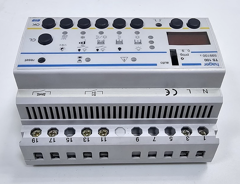 Hager TS100 Configuration Unit & Power Supply | DIN Rail Mount | Made in France4