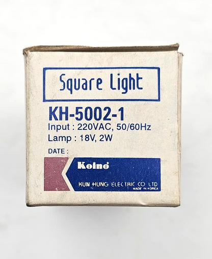 Koino KH50021 Square Light | AC220V 18V 2W ( 1 PCS )2