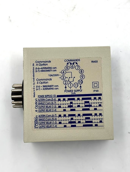 AVEL RA22 Alternating Relay 230V AC2