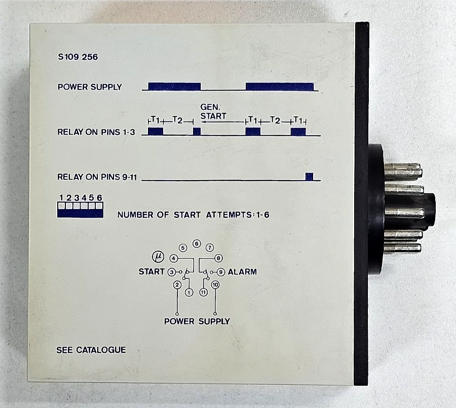 Electromatic SSYSTEM | S 109256 712 | Start Attempt Alarm Module | 12–24V DC2
