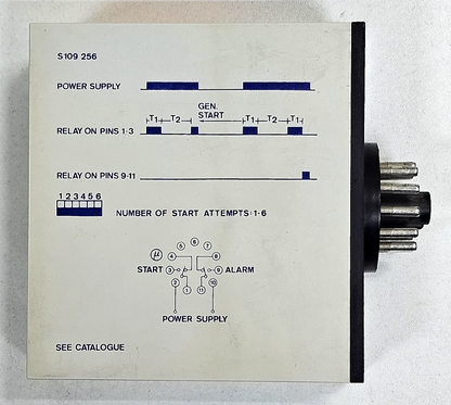 Electromatic SSYSTEM | S 109256 712 | Start Attempt Alarm Module | 12–24V DC2