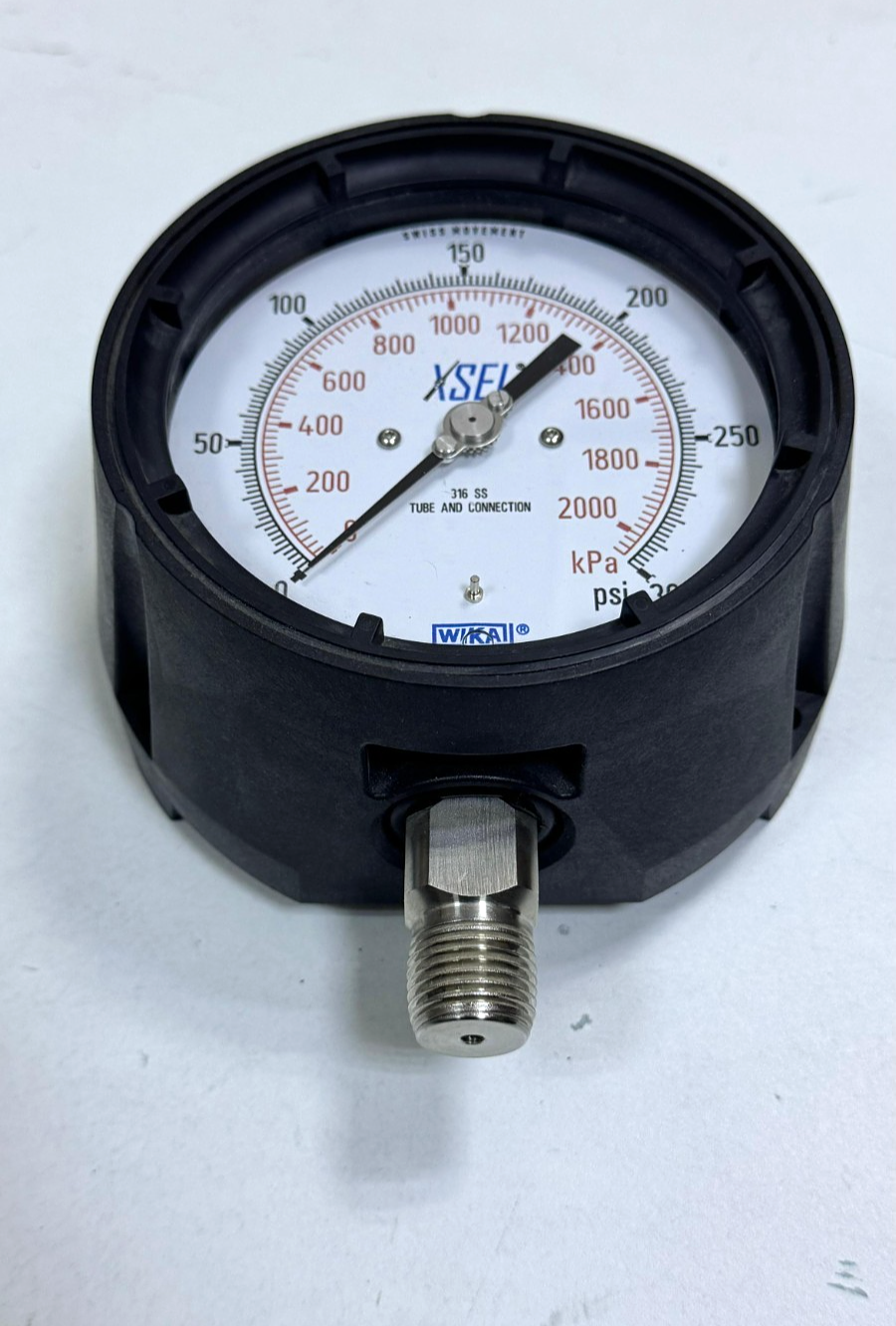 WIKA XSEL | 316SS | Range 300 PSI | pressure GAUGE1