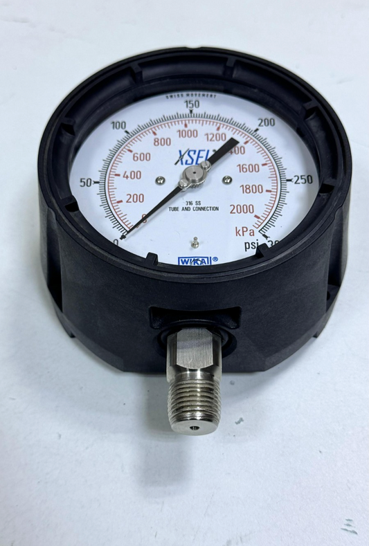 WIKA XSEL | 316SS | Range 300 PSI | pressure GAUGE1