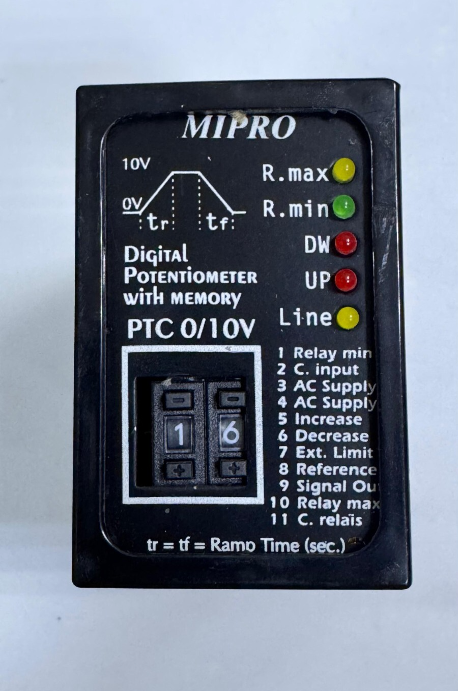 MIPRO Digital Potentiometer with Memory | PTC 0/10V | Ramp Time Control0