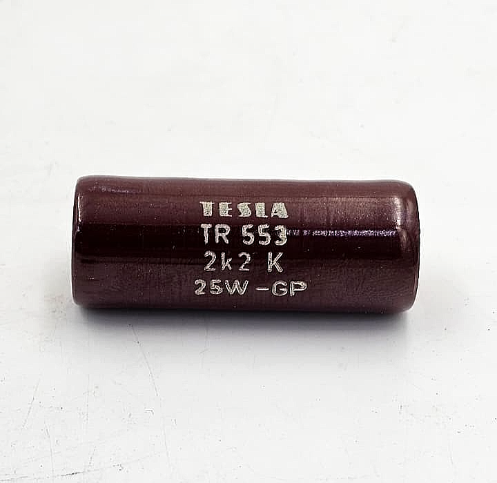 Tesla TR 553 Wirewound Resistor 25 Watt ( 1 pcs )1
