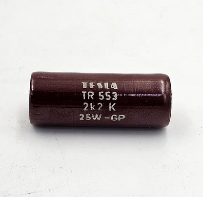 Tesla TR 553 Wirewound Resistor 25 Watt ( 1 pcs )1