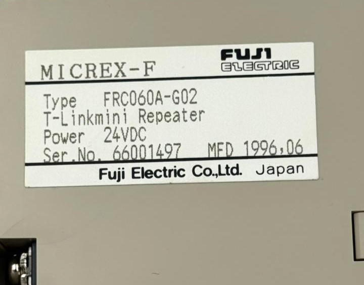 Fuji Electric MICREXF FRC060AG02 TLinkmini Repeater | 24DC | Japan Made(1 pcs6