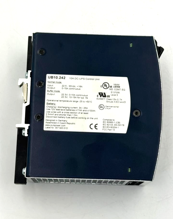 PULS DIMENSION UB10.242 | 10A DCUPS Control Unit | Czech Republic Made4