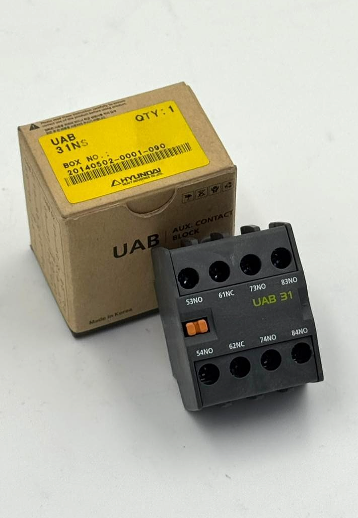 Hyundai | UAB 31 NS | Auxiliary Contact Block | Made in Korea0