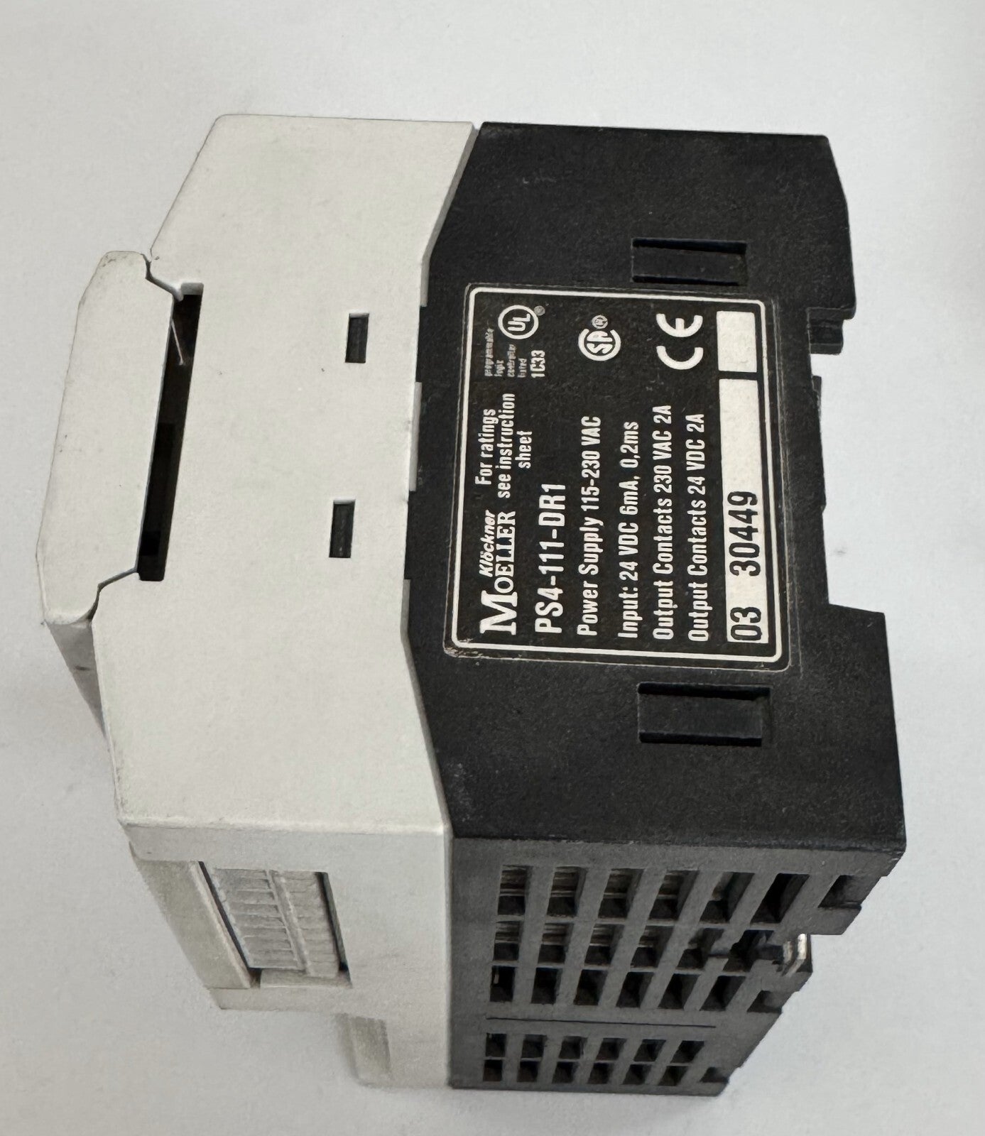Moeller PS4111DR1 Power Supply Module – 115230VAC | 24VDC Input | 2A Output1