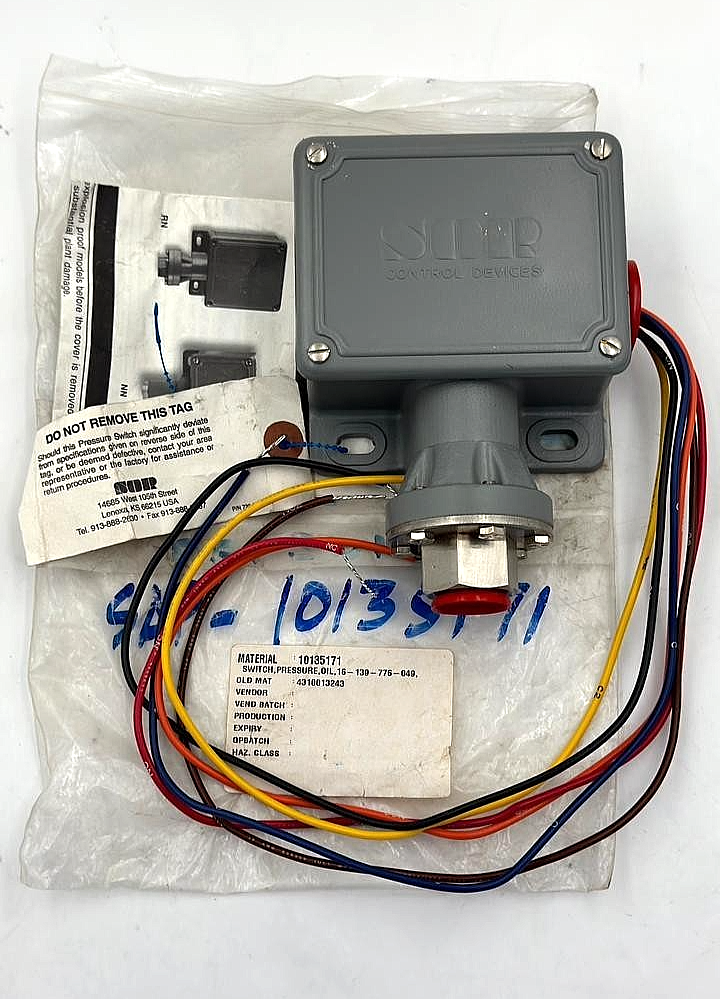 SOR 4NNKK5M4C2A Pressure Switch | Made in USA0