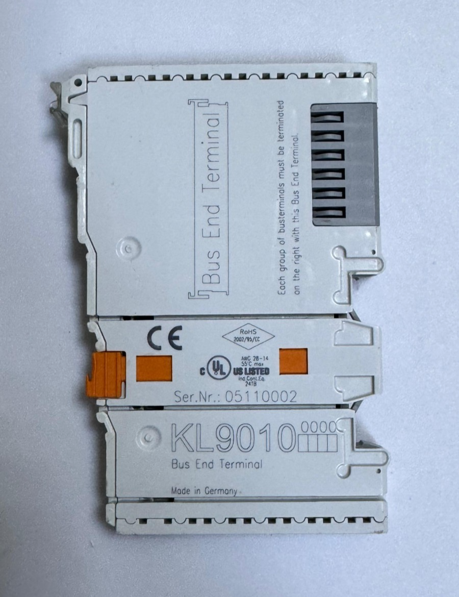 RS KL9010 Bus End Terminal – DIN Rail Mount, Compact I/O System Terminator0