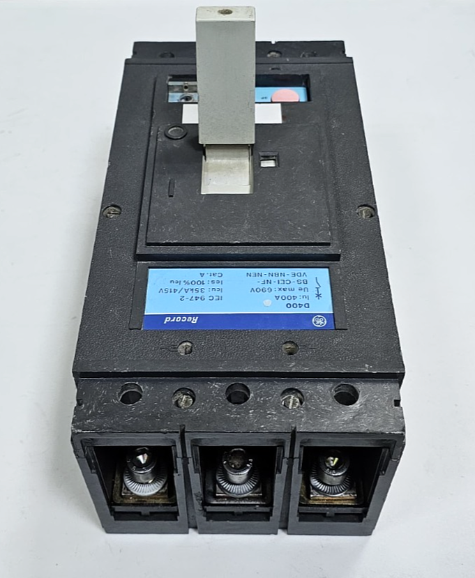 GE Record D400 MCCB – 400A, 690V, 35kA Icu, | 4Pole Circuit Breaker | Fast Ship4