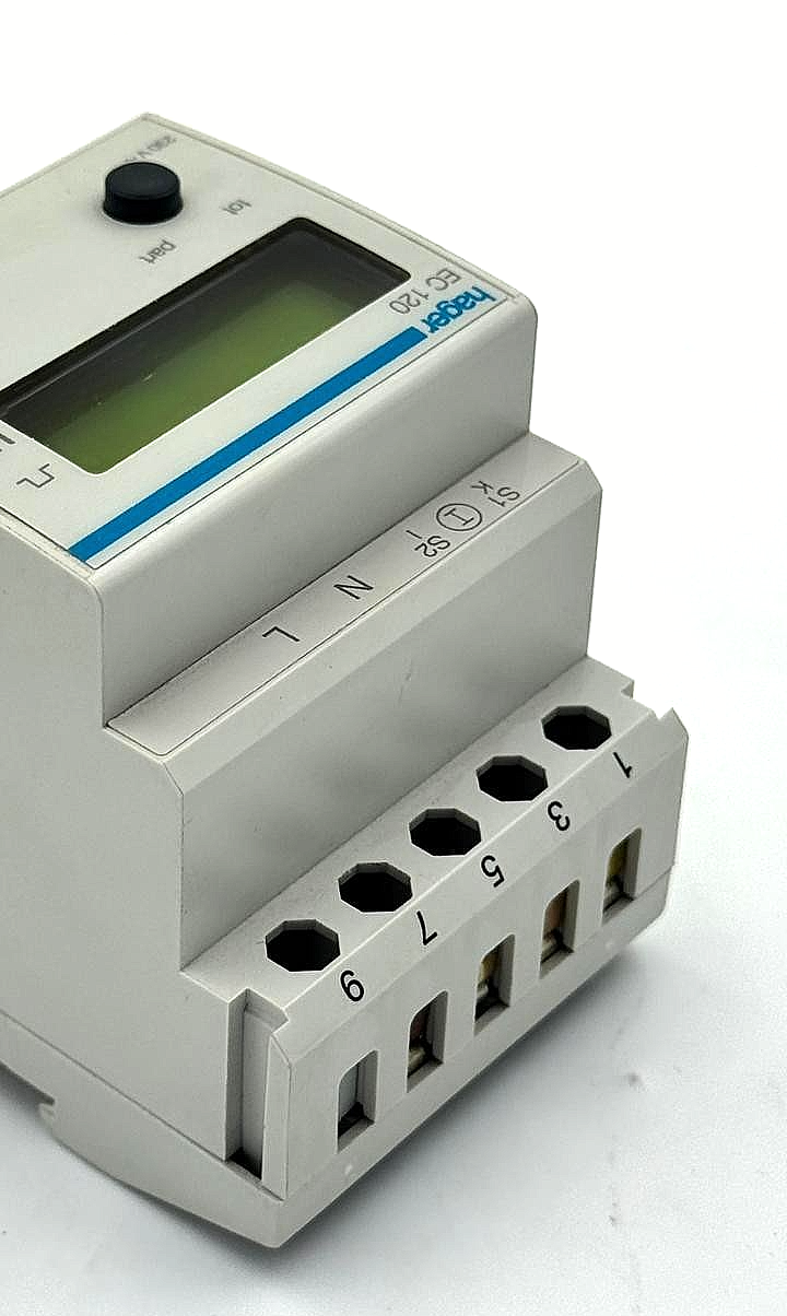 Hager EC120 singlephase energy meter | Made in France3