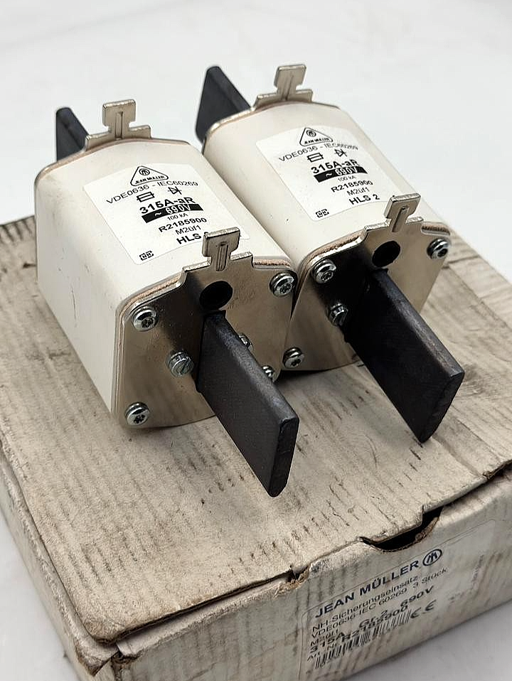 Jean Müller R2185900 NH Fuse Link – 315A, 690V AC ( Pack of 2 )1