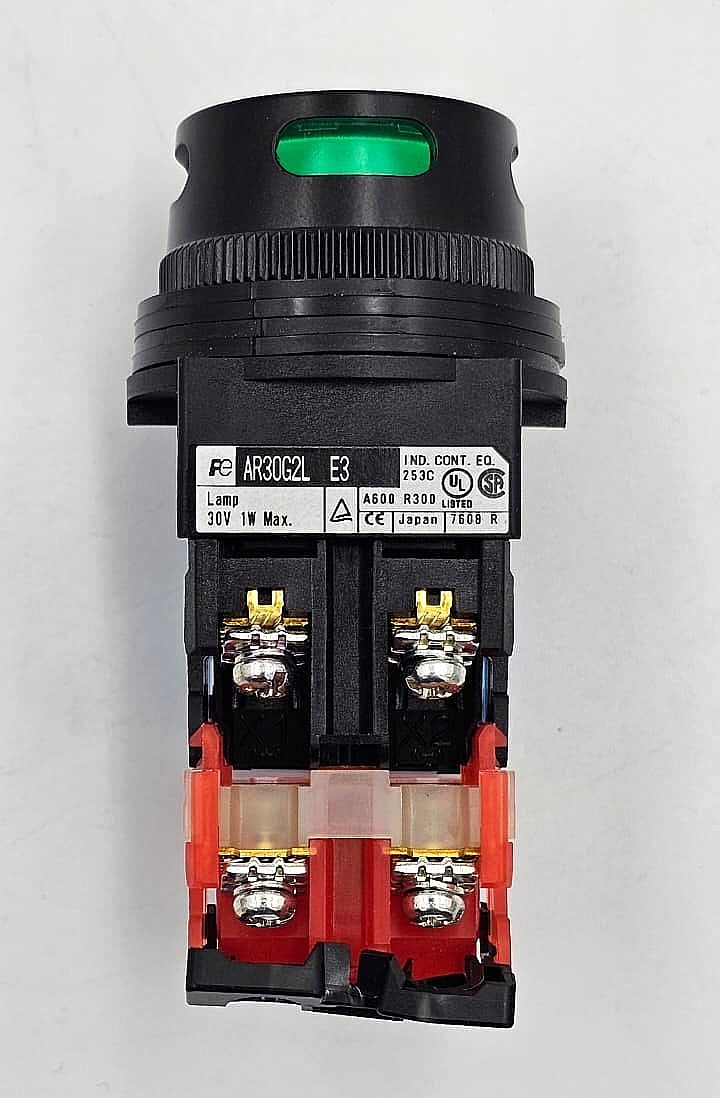 Fuji AR30G2LE3 Illuminated Pushbutton Switch – 30V 1W Lamp1