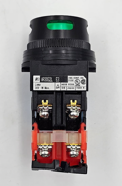 Fuji AR30G2LE3 Illuminated Pushbutton Switch – 30V 1W Lamp1