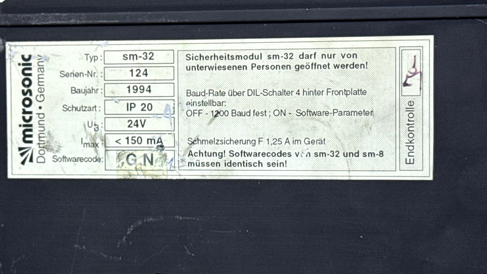 Microsonic | SM32 | Safety Module | Made in Germany2