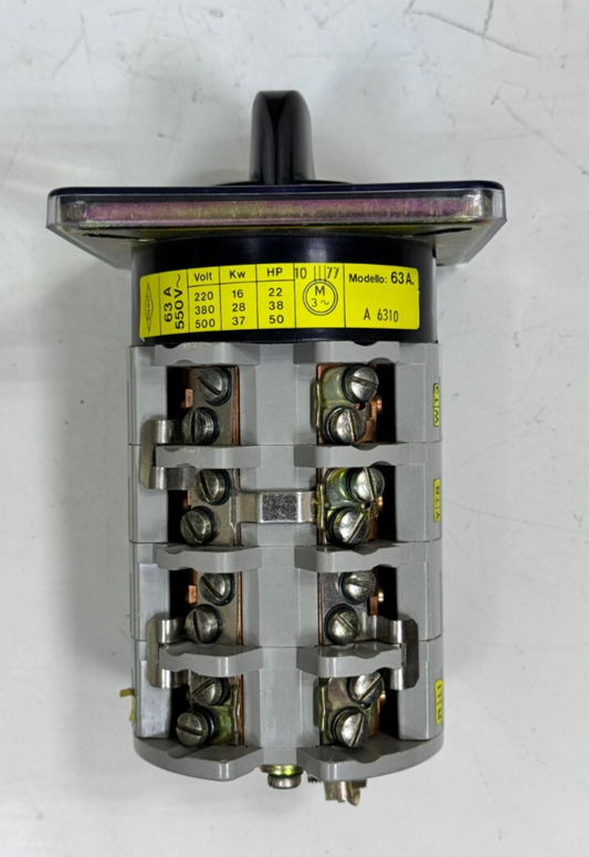Bremas Rotary Switch 63A 550V – HeavyDuty Industrial Disconnect Switch1