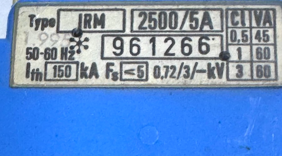 Celsa | RM 2500/5A |  current transformer | Made in Spain2