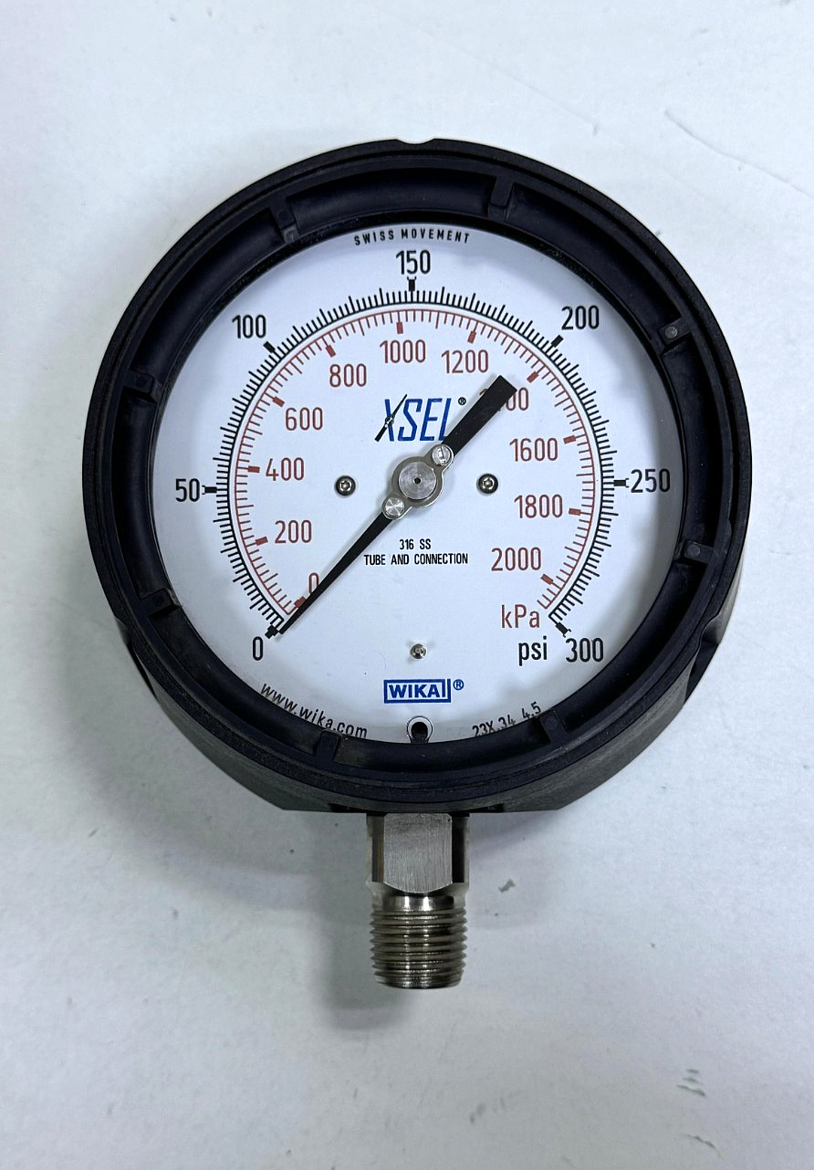 WIKA XSEL | 316SS | Range 300 PSI | pressure GAUGE0