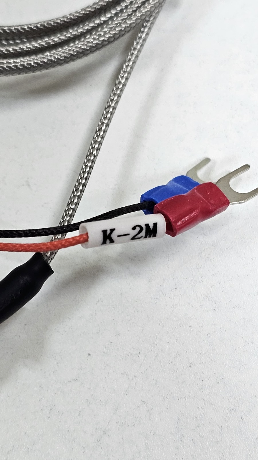 KType | Thermocouple Sensor | 6mm Probe | 50mm Length | 2m Wire | 1/2" Threaded2