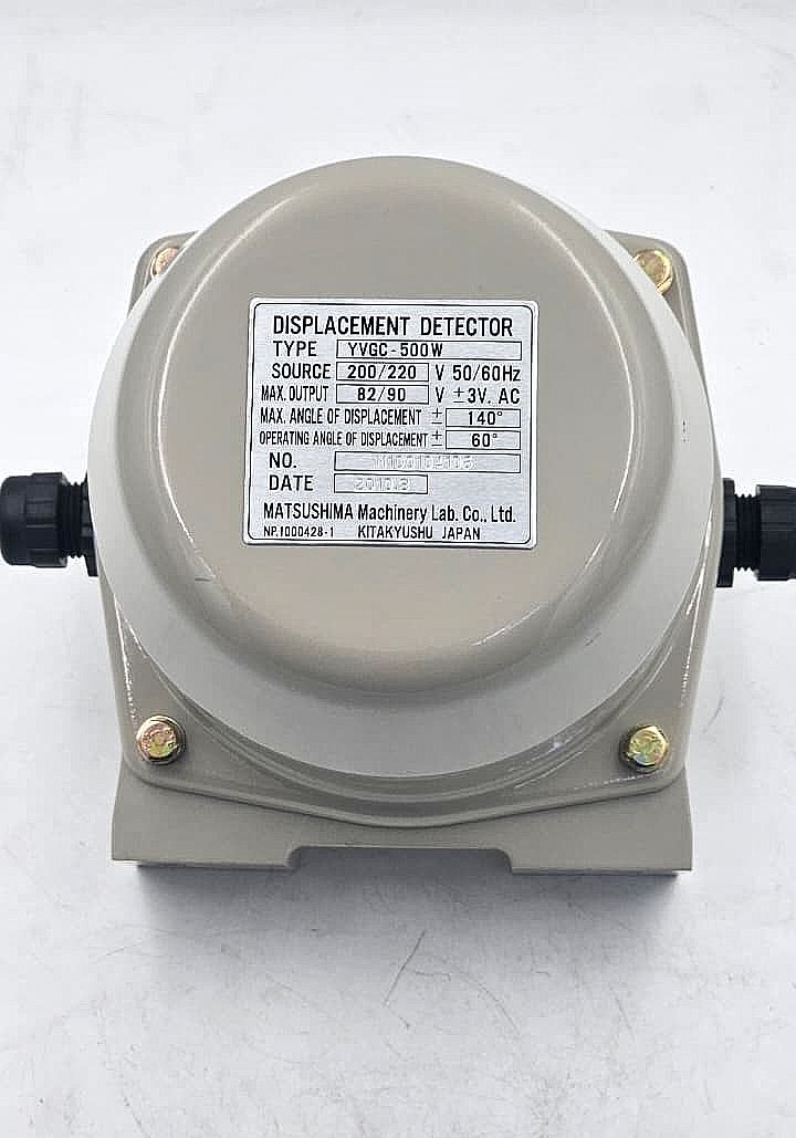 Matsushima YVGC500W Displacement Detector | 200/220V | Made in Japan2