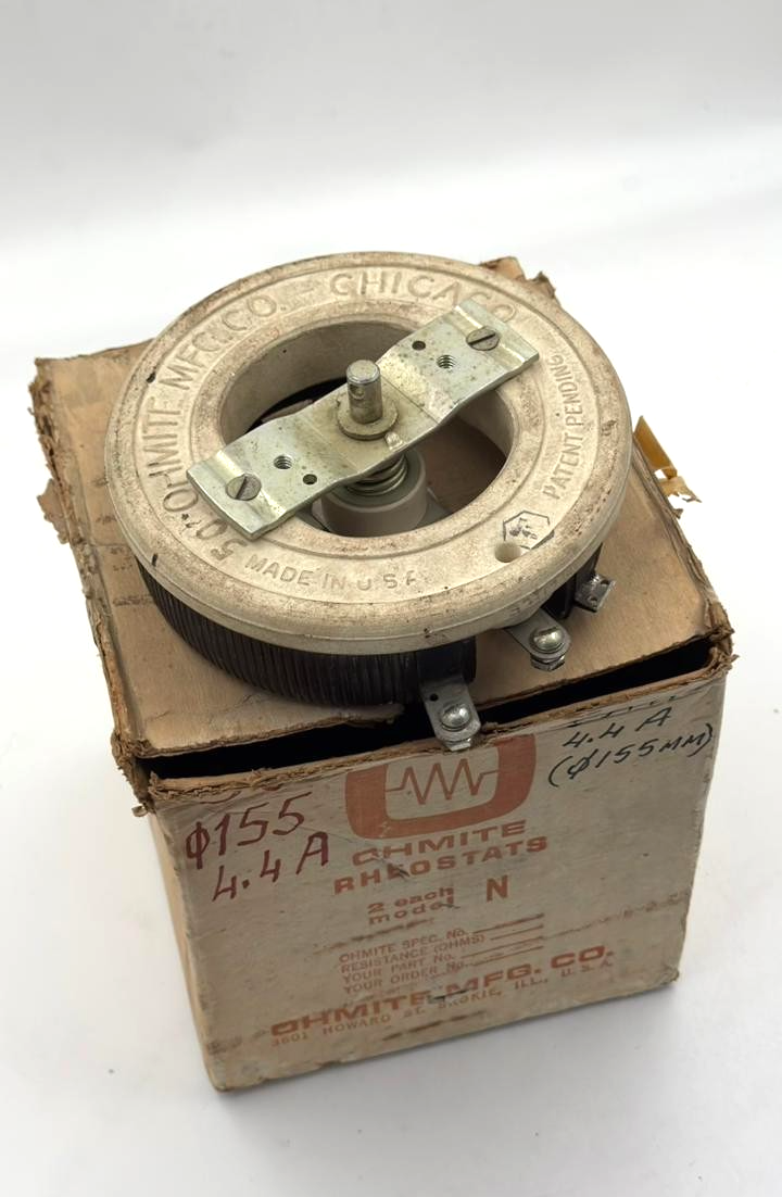 Ohmite 11711  Rheostat | 50Ω | 4.4 A | Made in USA0