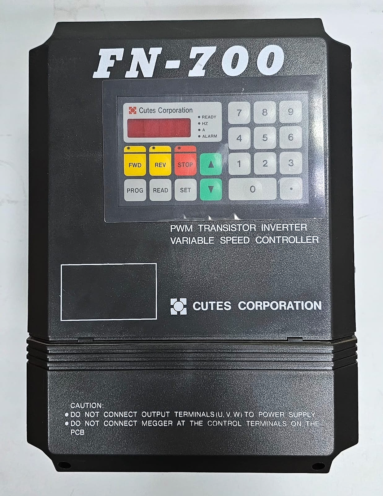Cutes Corporation FN700A75 PWM Transistor Inverter | Variable Speed Controller0