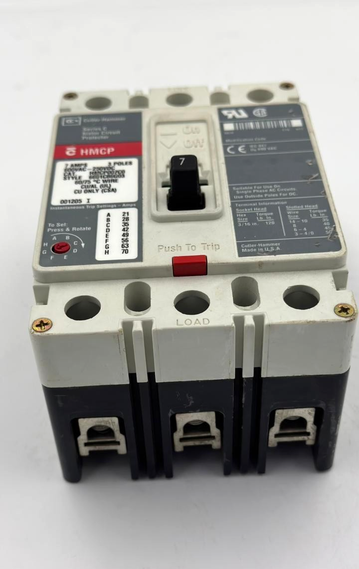 CutlerHammer | HMCP | Motor Circuit Protector | 7A | Made in USA4